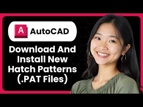 AutoCAD: Download And Install New Hatch Patterns (.PAT Files)