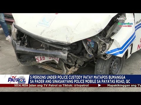 Driver ng bumanggang police mobile na ikinamatay ng 5 detainees, inaresto | TV Patrol