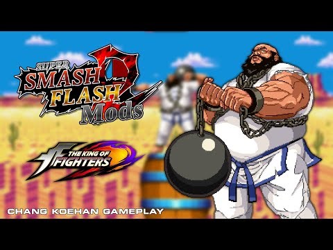 SSF2 Mods v0.9b | Chang Koehan Gameplay | The King of Fighters