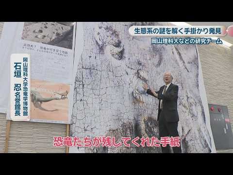 1億2000万年前の中央アジア北部に大型恐竜 岡山理科大学・モンゴル共同調査隊が足跡の化石群を発見