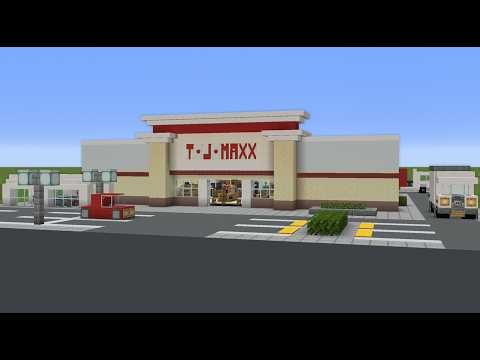 How to Build a Realistic TJ Maxx Store in Minecraft | Step-By-StepTutorial