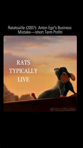 Ratatouille (2007): Anton Ego Bet His Fortune on a Rat.💀
