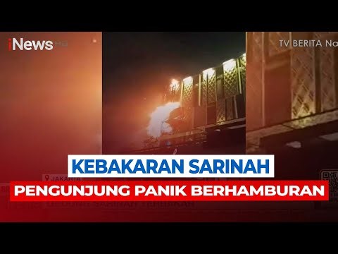 Detik-Detik Kebakaran di Gedung Sarinah, Pengunjung Panik Berhamburan | Breaking News (28/12)
