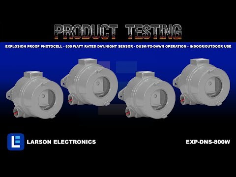 Explosion Proof Photocell - 800 Watt Rated Day/Night Sensor - Dusk-to-Dawn Operation