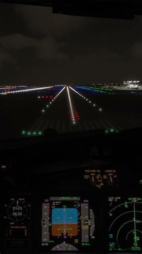 PMDG 737 Night 🌙 Arrival into KSEA Setac intl #aviation #msfs2020 #microsoftflightsimulator