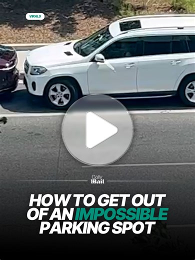 The best way to get out of an impossibly tight parking spot 😮 #parking #impressive
