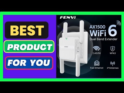FENVI 5Ghz AX1500 WiFi 6 Repeater Extender Signa