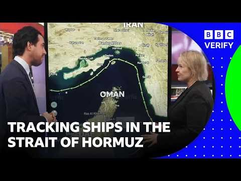 How ships are trying to break through the US blockade in the Strait of Hormuz | BBC News
