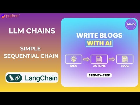 #48. LangChain Simple Sequential Chain Explained | Blog Writing Demo