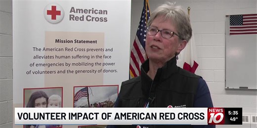 Volunteer impact of American Red Cross in Mid-Michigan