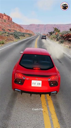 Realistic Highway Car Crashes🚗💥 #realisticcarcrashes #carcrashes #beamngdrive