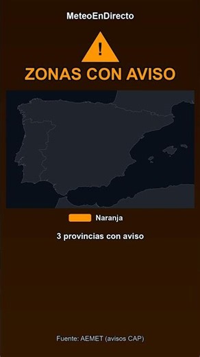 Aviso naranja en El Hierro y Este de La Palma: lluvias torrenciales hasta 100 l/m² este jueves