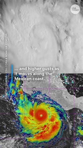 Hurricane Polo reaches Category 5 strength off Mexico coast