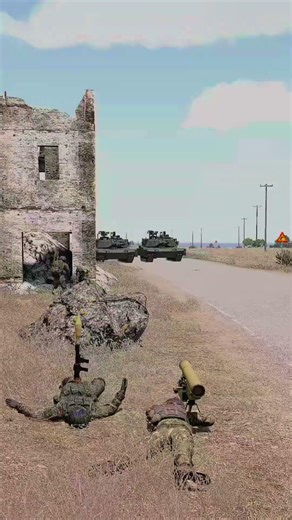 Crazy ambush! 2 dies, 2 safe 🫣 | ARMA III #shorts #youtubeshorts #news