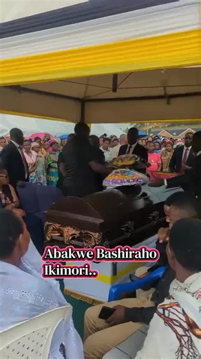 Burial ceremony of Africano and Peace Kyompeire in Kisoro