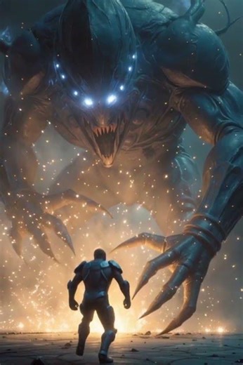 Shadow Ninja vs Giant Alien 🔥#shorts #marvel #trending