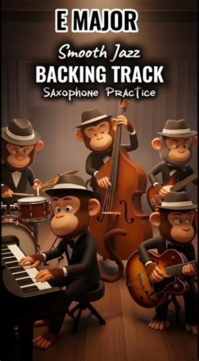 Smooth Jazz Backing Track in E Major | Lofi Jazz Loop Play Along | Sax Practice #music #jazz
