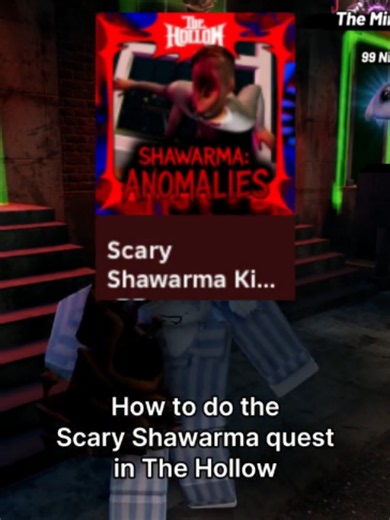 How to do the Scary Shawarma quest in The Hollow #fyp #roblox #event #tutorial #ugc