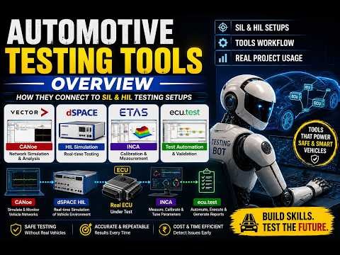 Automotive ECU Testing Tools: A Professional Guide to CANoe, dSPACE, INCA, and ecu.test