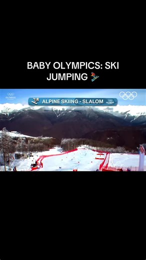 Baby Olympics Ski Jumping: Fun Winter Competition