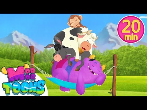 One Hammock, Four Friends 😴 | Compilation of Mormortoons Kids Songs & Nursery Rhymes