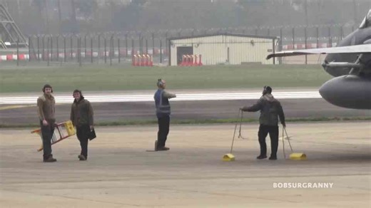 Watch the problematic F-22 099 FF launch toward the Middle East