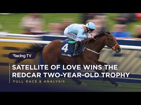 Satellite Of Love Lands The £150,000 Two-Year-Old Trophy At Redcar | Full Race | Racing TV