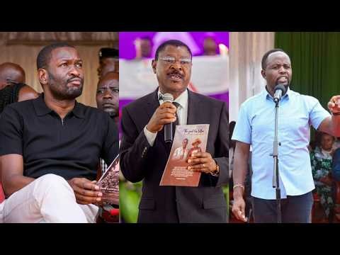 LIVE; SIFUNA, NATEMBEYA, WETANGULA AND OTHER ATTENDING BURIAL OF LATE BURUDI NABWERA IN TRANS NZOIA