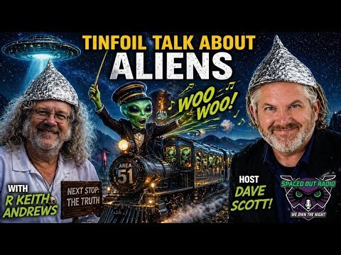 RIDING ON THE UFO WOO TRAIN WITH R. KEITH ANDREWS!