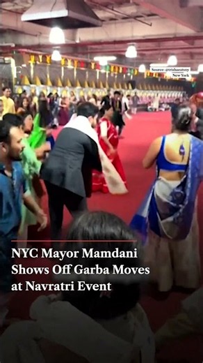 NYC Mayor Mamdani Shows Off Garba Moves at Navratri Event | N18G