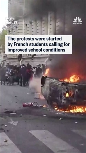 French police clash with protesters