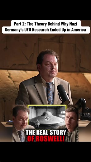 Part 2: The Theory Behind Why Nazi Germany's UFO Research Ended Up in America #podcast #dannyjones #interview ##trending#news
