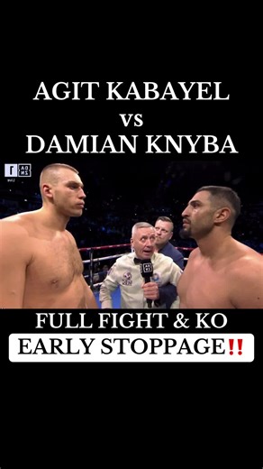 Agit Kabayel vs Damian Knyba: Early Stoppage KO