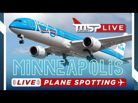 🔴 LIVE NONSTOP AIRPORT ACTION FROM THE TWIN CITIES! ✈ MSP/KMSP AIRPORT ✈ 7/10/26