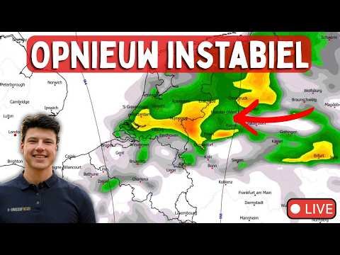 🔴[LIVE] Alles behalve stabiel deze week! | Weersverwachting