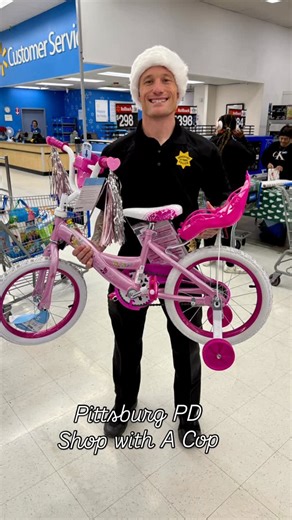 Pittsburg Police Dept (CA) on Instagram: "Pittsburg PD Shop with a Cop at Walmart Our officers shared smiles, laughter, and holiday cheer with local kids during this special event 💙🎁 Thank you to Walmart and our community partners for helping make it possible! #ShopWithACop #PittsburgPD #CommunityFirst"