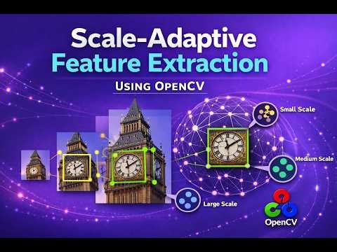 Scale-Adaptive Feature Extraction Using OpenCV