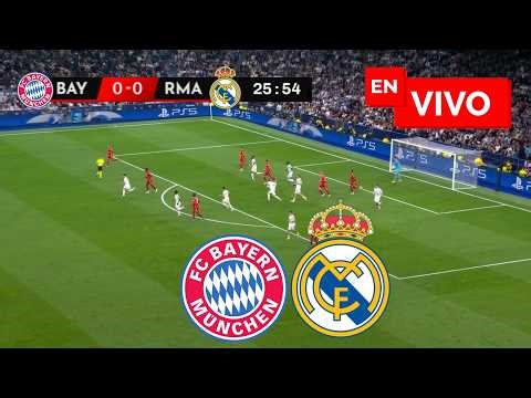 🔴 REAL MADRID VS BAYERN MUNICH EN VIVO / CHAMPIONS LEAGUE - CUARTOS DE FINAL