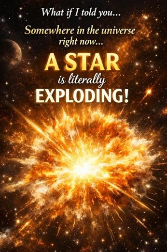 Earth would be wiped out by a Supernova Explosion...