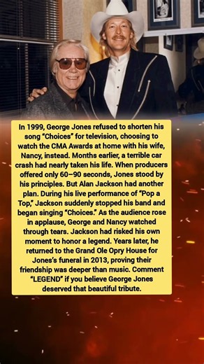 Alan Jackson’s Emotional Tribute to George Jones That Brought Tears ❤️🎶