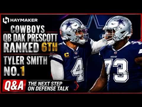 Cowboys QB Dak Prescott Ranked 6th and Tyler Smith No.1 Q&A