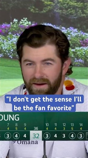 "I don't get the sense I'll be the fan favorite"