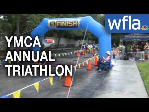 200+ kids compete in Palm Harbor YMCA Triathlon