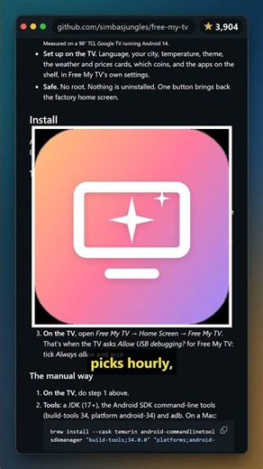 Ad-free TV home screen in seconds #shorts