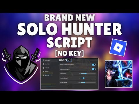 [Brand New] Solo Hunter Script *No Key* | Using Delta Executor For Roblox