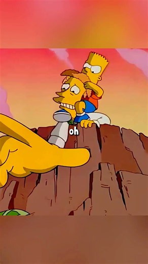 Bob saves Bart #simpsons