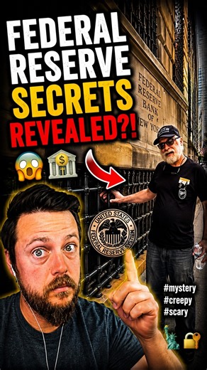 What Secrets Are Hidden Beneath the Federal Reserve?! 🏦😳 #mystery #creepy #scary