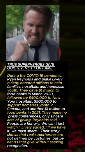 Ryan Reynolds & Blake Lively: Charity Beyond Fame