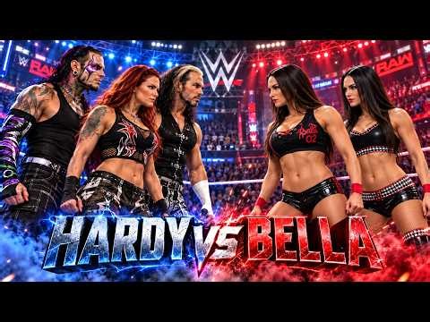 THE HARDY FAMILY vs BELLA TWINS 😱 INSANE WWE SHOWDOWN!