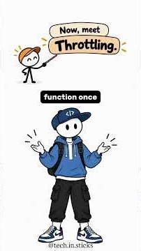 Debounce vs Throttle Explained in 60 Seconds #Debounce #throttler #javascript #webdevelopment